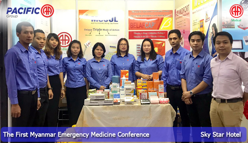 AA Medical Products Ltd and Pacific-AA Group participated as an exhibitor in The First Myanmar Emergency Medicine Conference
