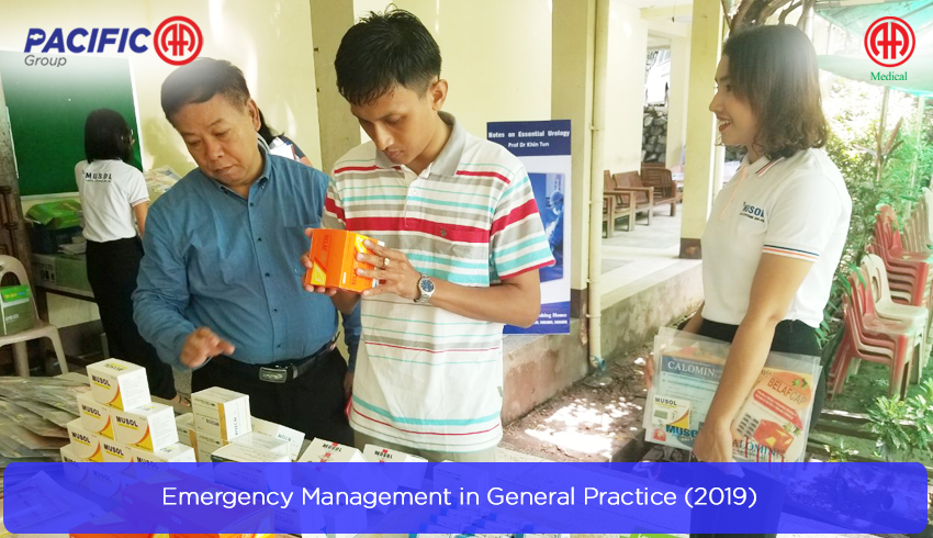 AA Medical Products Ltd , Pacific-AA Group supported and participated the " Emergency Management in General Practice (2019) " program