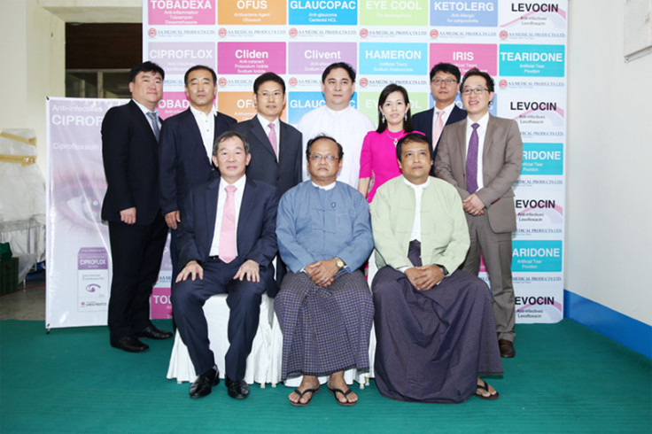 Launching of Eye Drop Products at the Eye Hospital, Yangon