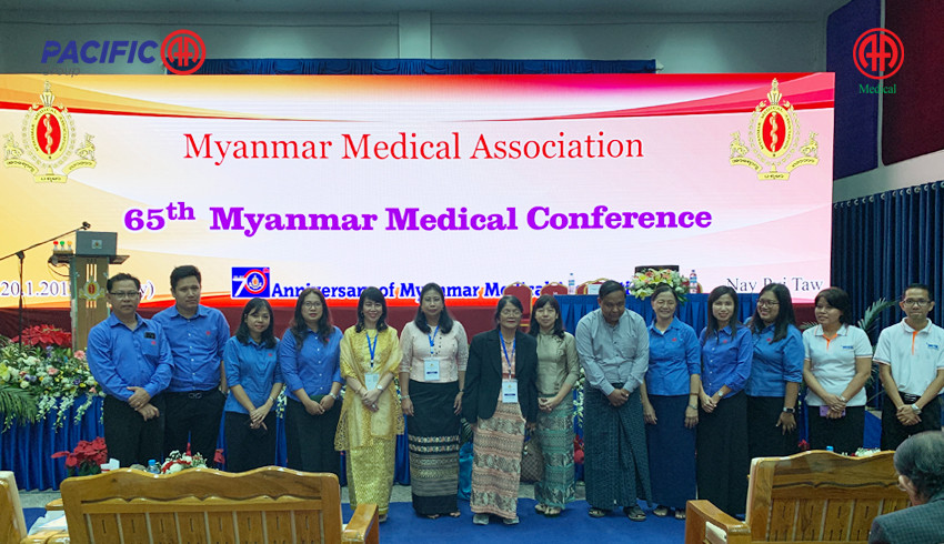 The Neuro-Symposium (Main Symposium) of the 65th Myanmar Medical Conference was supported by AA Medical Products Ltd and Pacific-AA Group