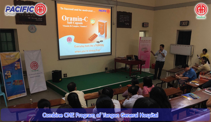 AA Medical Products Ltd, Pacific-AA Group supported and participated the combine CME program of Yangon General Hospital