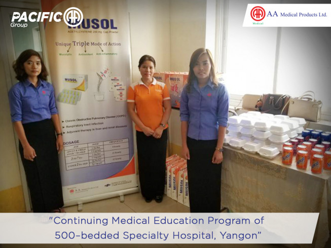 Continuing Medical Education (CME) Program at Yangon 500 Bedded Speciality Hospital